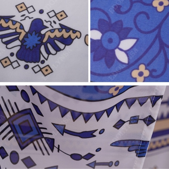 Western Thunderbird Boho Duster Coverup - Picture 9 of 15